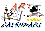 Art World Community Online Calendar Service. 